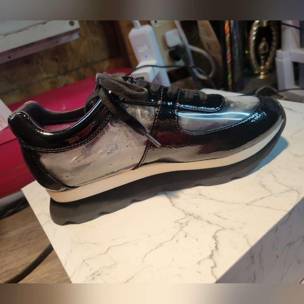 Jessica Rich NIB Transparent‎ Sneaker Black Sizes 36 38 39
